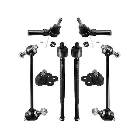 Front Ball Joint Sway Bar Link Tie Rod End Kit - Compatible with 2007 - 2009 Pontiac G5 2008