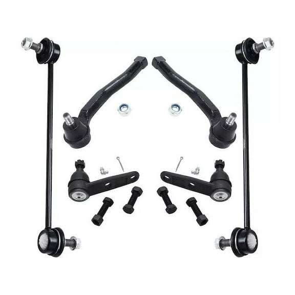 Front Ball Joint Sway Bar Link Tie Rod End Kit - Compatible with 2009 - 2010 Pontiac G3 Base