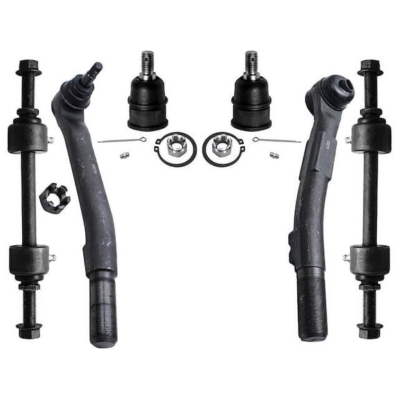Front Ball Joint Sway Bar Link Tie Rod End Kit - Compatible with 2010 - 2019 Ford F-250 Super Duty 2011 2012 2013 2014 2015 2016 2017 2018