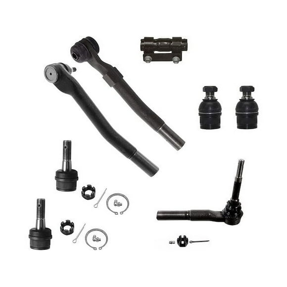 Front Ball Joint Tie Rod End Drag Link Kit - Compatible with 2005 - 2016 Ford F-250 Super Duty 2006 2007 2008 2009 2010 2011 2012 2013 2014 2015