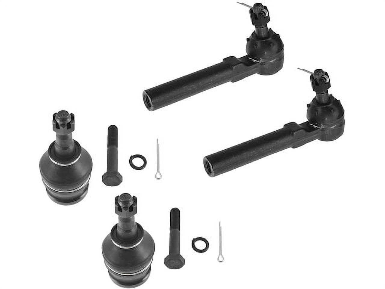 Front Ball Joint and Tie Rod End Kit 4 Piece Set Compatible with