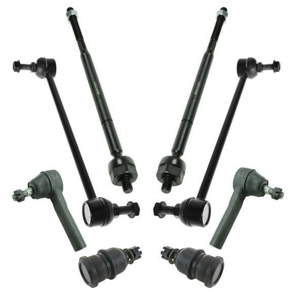 Front Ball Joint Tie Rod End Sway Bar Link Steering Suspension Kit Set 8pc PSA32884 Fits select: 2004-2008 CHRYSLER PACIFICA