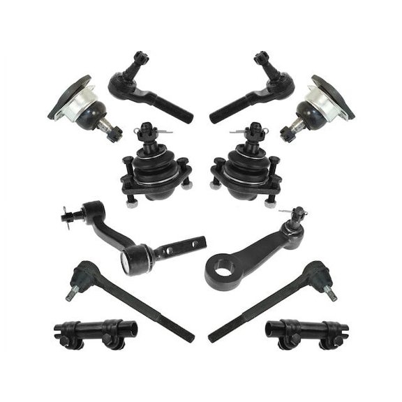 Front Ball Joint Tie Rod Pitman Idler Arm Kit 12 Piece - Compatible with 1991 - 1994, 1996 - 1998 Oldsmobile Bravada 1992 1993 1997