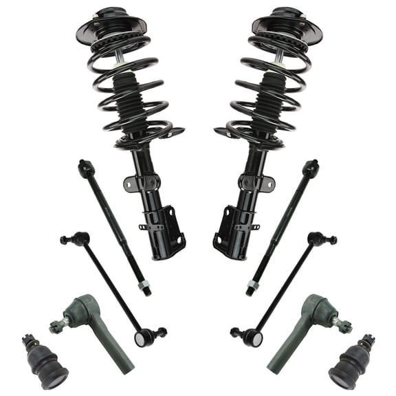 Front Ball Joint Tie Rod Sway Bar Link Strut Steering Suspension Kit Set 10pc PSA32885 Fits select: 2004-2008 CHRYSLER PACIFICA
