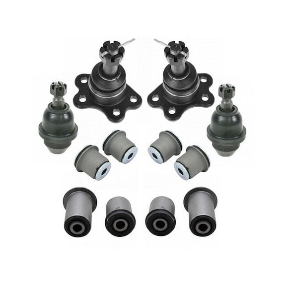 Front Ball Joint and Control Arm Bushing Kit 8 Piece - Compatible with 1999 - 2000 Cadillac Escalade