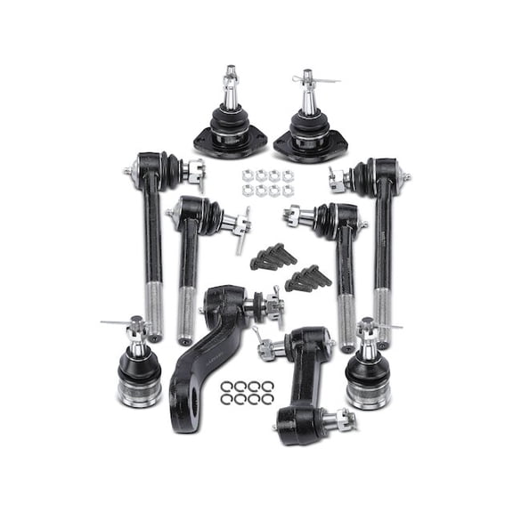 Front Ball Joint and Tie Rod End Kit 10 - Compatible with 1975 - 1986 Chevy C10 1976 1977 1978 1979 1980 1981 1982 1983 1984 1985