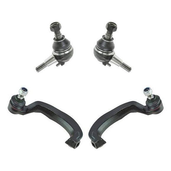 Front Ball Joint and Tie Rod End Kit 4 Piece - Compatible with 2003 - 2006 Mercedes-Benz S500 4Matic 2004 2005