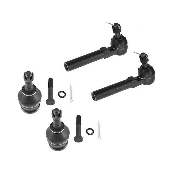 Front Ball Joint and Tie Rod End Kit 4 Piece - Compatible with 2013 - 2015 Subaru XV Crosstrek 2014