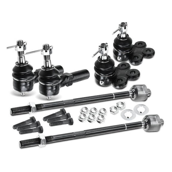Front Ball Joint and Tie Rod End Kit 6 - Compatible with 2000 - 2005 Pontiac Bonneville 2001 2002 2003 2004