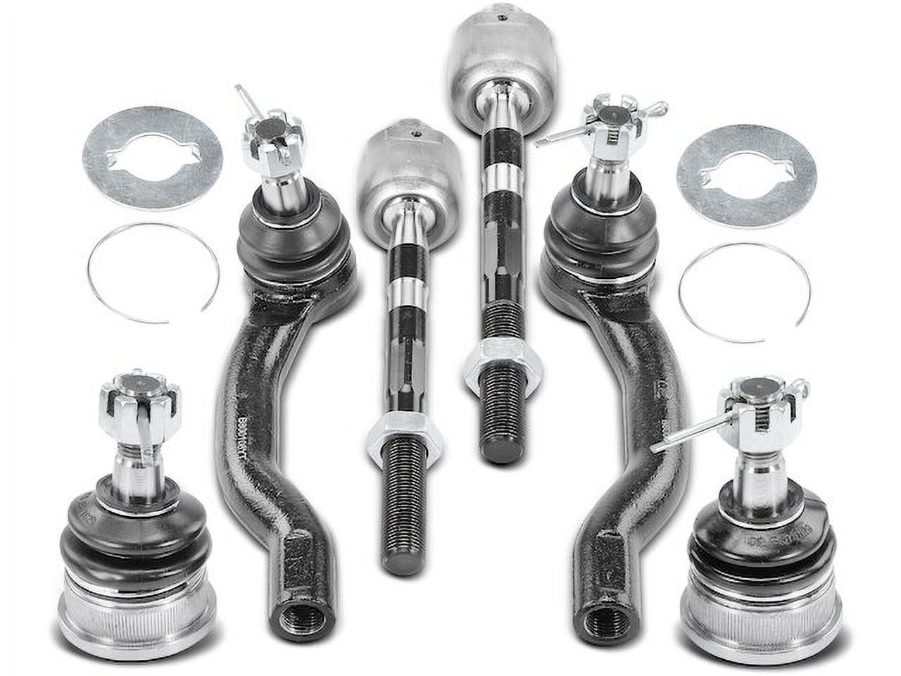 Front Ball Joint and Tie Rod End Kit 6 Compatible with 2005 2015