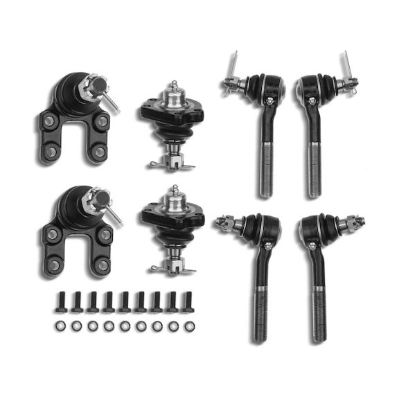 Front Ball Joint and Tie Rod End Kit 8 - Compatible with 1994 Nissan D21