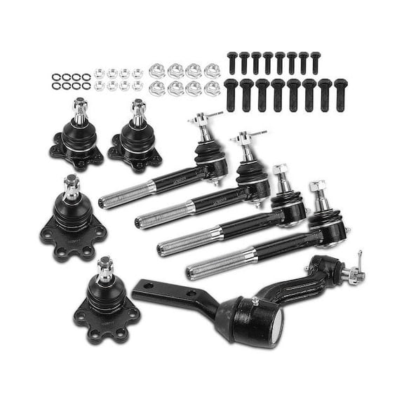 Front Ball Joint and Tie Rod End Kit 9 - Compatible with 1988 - 1992 GMC K1500 - Autopart Premium