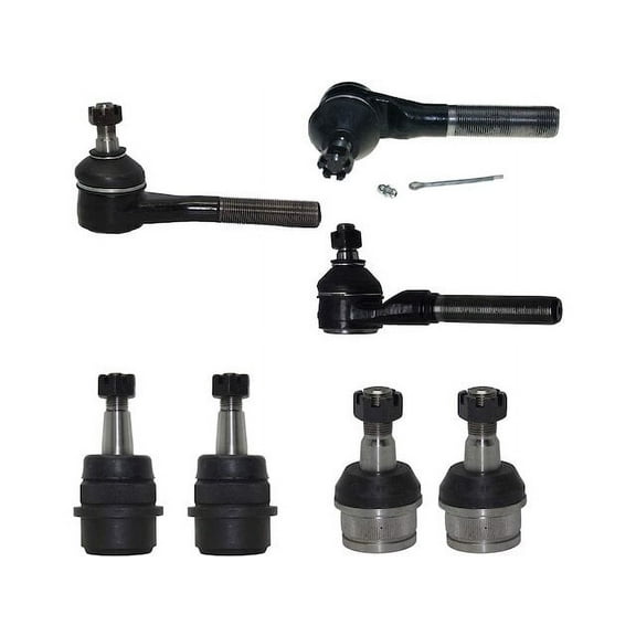 Front Ball Joint and Tie Rod End Kit - Compatible with 1993 - 1998 Jeep Grand Cherokee 1994 1995 1996 1997