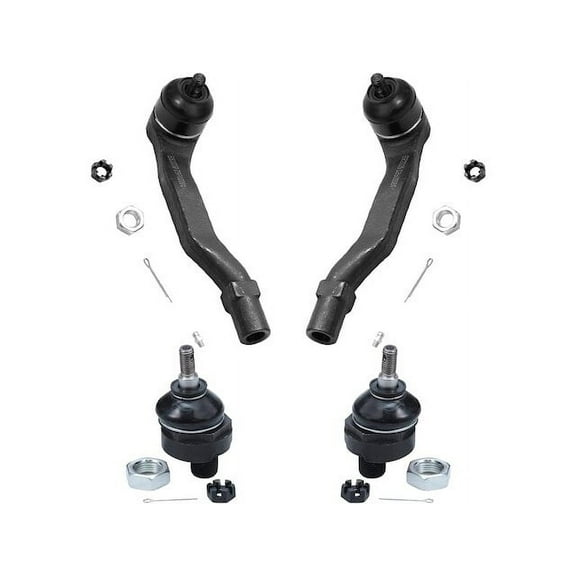 Front Ball Joint and Tie Rod End Kit - Compatible with 1994 - 2001 Acura Integra 1995 1996 1997 1998 1999 2000