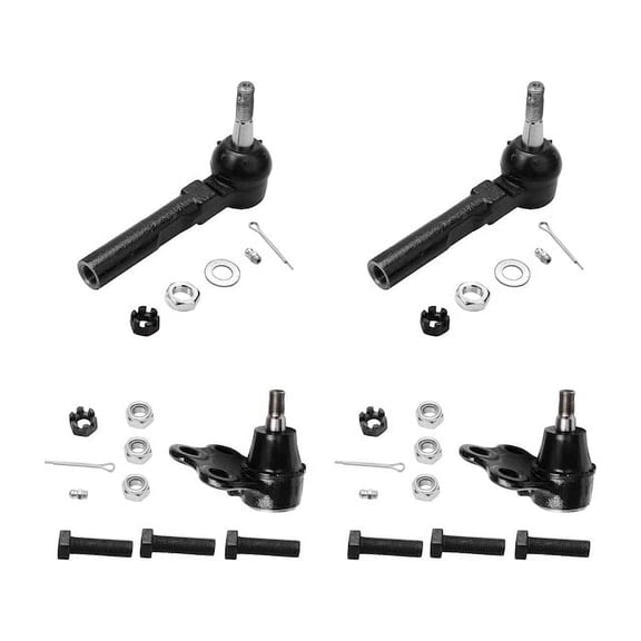 Front Ball Joint and Tie Rod End Kit - Compatible with 1997 - 2003 Chevy Malibu 1998 1999 2000 2001 2002