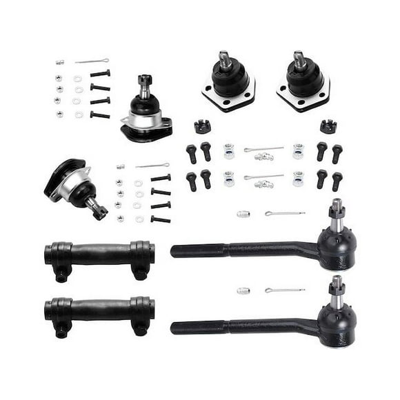 Front Ball Joint and Tie Rod End Kit - Compatible with 1998 - 2004 Chevy S10 1999 2000 2001 2002 2003