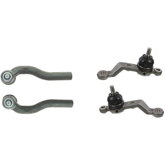 Front Ball Joint and Tie Rod End Kit - Compatible with 1998 - 2005 GS300 Base 1999 2000 2001 2002 2003 2004