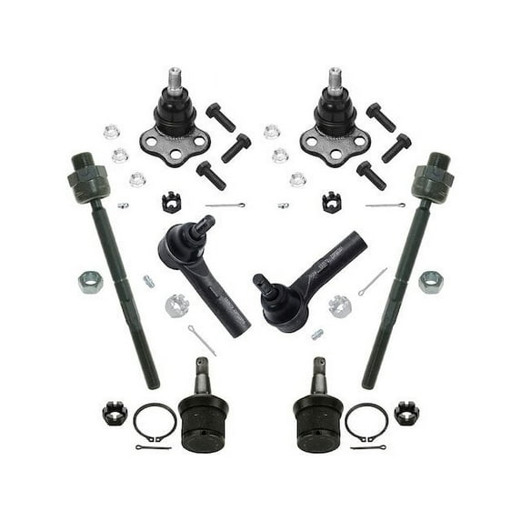 Front Ball Joint and Tie Rod End Kit - Compatible with 2000 - 2003 Dodge Durango 2001 2002