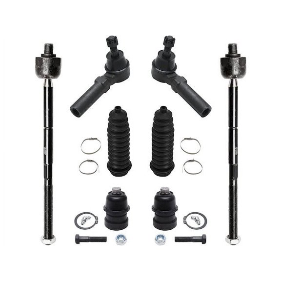 Front Ball Joint and Tie Rod End Kit - Compatible with 2000 - 2005 Dodge Neon 2001 2002 2003 2004