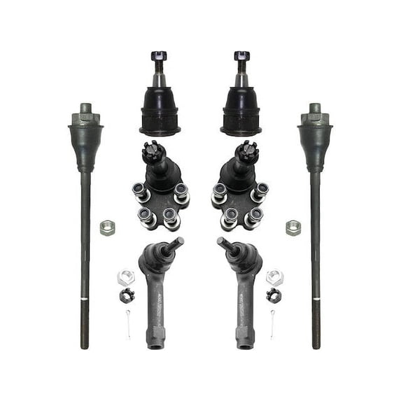 Front Ball Joint and Tie Rod End Kit - Compatible with 2000 Chevy Suburban 2500