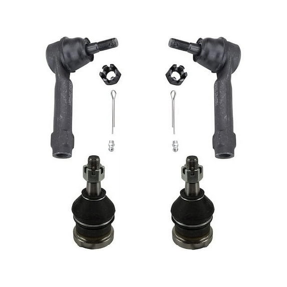 Front Ball Joint and Tie Rod End Kit - Compatible with 2001 - 2004 Chrysler Town & Country 2002 2003