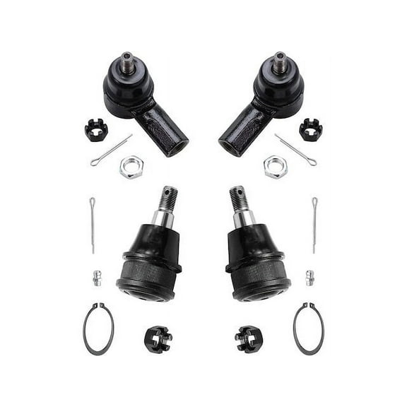 Front Ball Joint and Tie Rod End Kit - Compatible with 2002 - 2006 Honda CR-V 2003 2004 2005