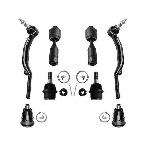 Front Ball Joint and Tie Rod End Kit - Compatible with 2002 Oldsmobile Bravada Base