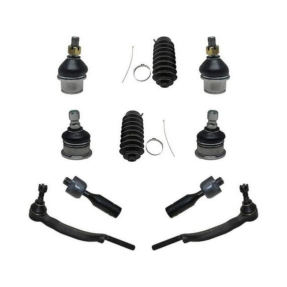 Front Ball Joint and Tie Rod End Kit - Compatible with 2003 - 2007 Isuzu Ascender 2004 2005 2006