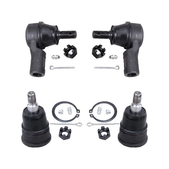 Front Ball Joint and Tie Rod End Kit - Compatible with 2003 - 2011 Honda Element 2004 2005 2006 2007 2008 2009 2010