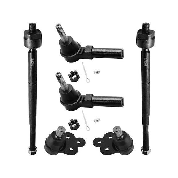 Front Ball Joint and Tie Rod End Kit - Compatible with 2006 - 2011 Chevy HHR 2007 2008 2009 2010