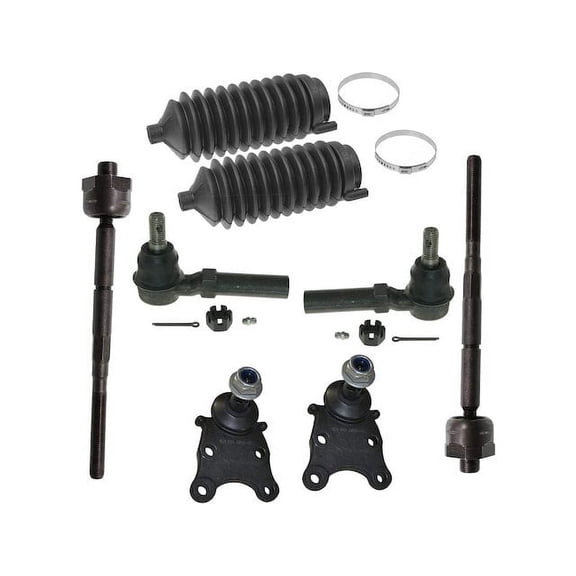 Front Ball Joint and Tie Rod End Kit - Compatible with 2006 Isuzu i-280 Base