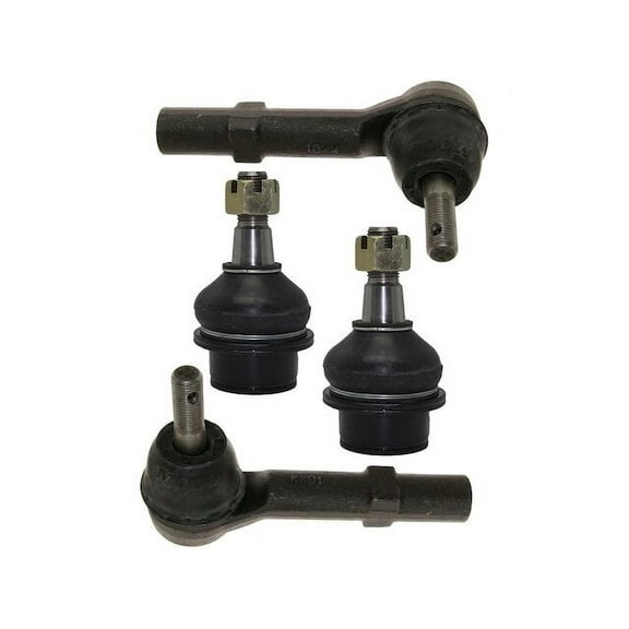 Front Ball Joint and Tie Rod End Kit - Compatible with 2007 - 2013 Chevy Avalanche 2008 2009 2010 2011 2012