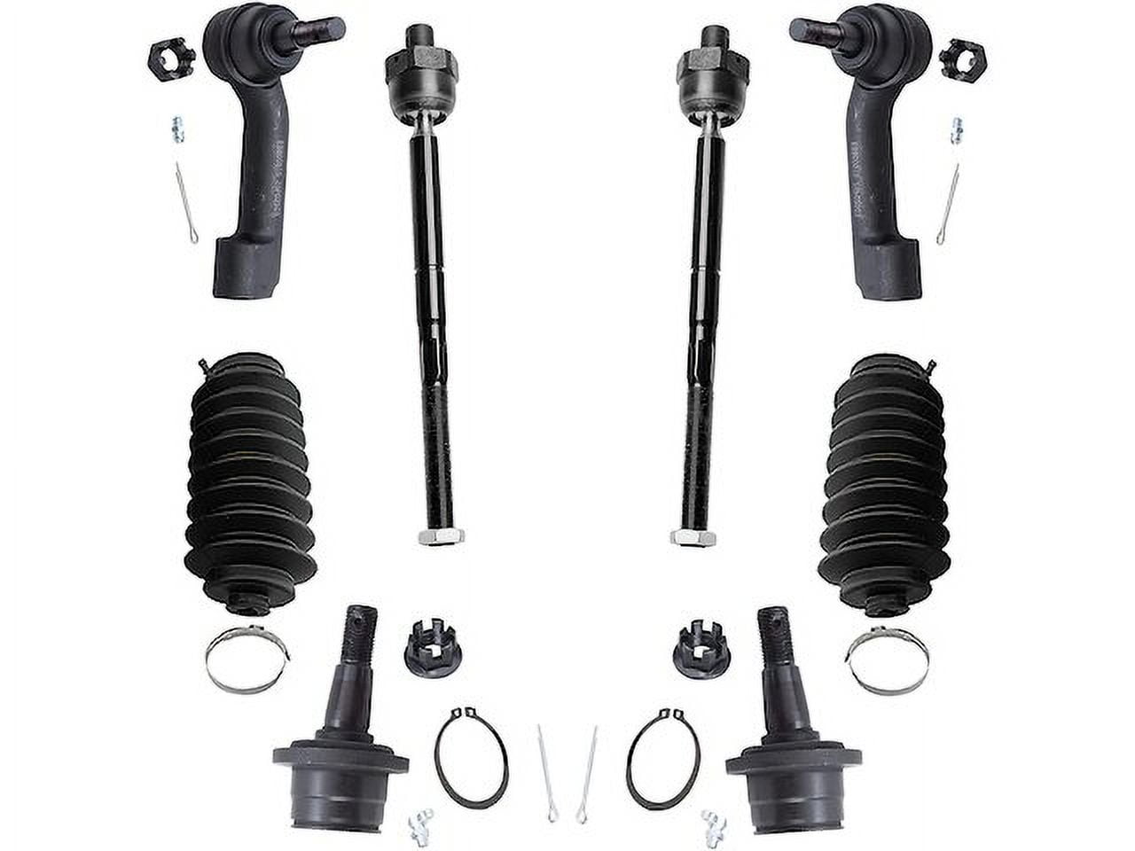 Front Ball Joint and Tie Rod End Kit Compatible with 2007 2016 Ford