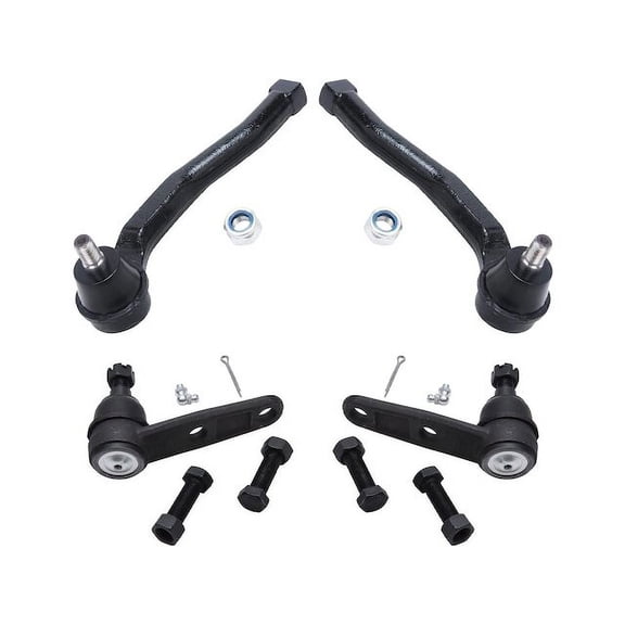 Front Ball Joint and Tie Rod End Kit - Compatible with 2009 - 2010 Pontiac G3 Base