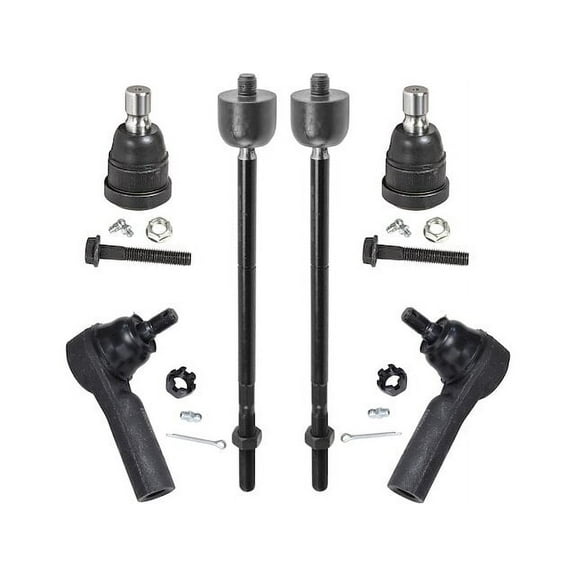 Front Ball Joint and Tie Rod End Kit - Compatible with 2010 - 2011 Mazda Tribute