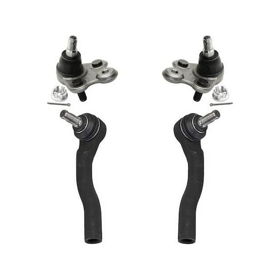 Front Ball Joint and Tie Rod End Kit - Compatible with 2012 - 2016 Honda CR-V 2013 2014 2015