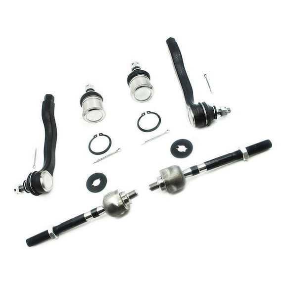 Front Ball Joint and Tie Rod Kit - 6 Piece - Compatible with 1994 - 1997 Acura Integra 1995 1996