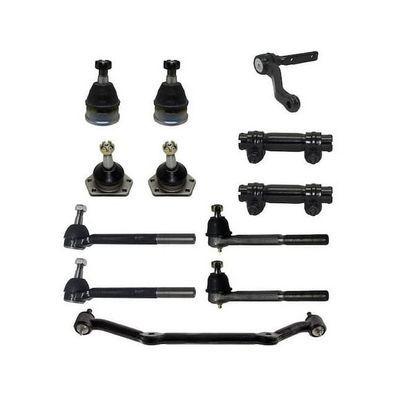 Front Ball Joints Tie Rods Sway Bar Link Idler and Center Link Kit - Compatible with 1996 - 2005 Chevy Blazer 1997 1998 1999 2000 2001 2002 2003 2004