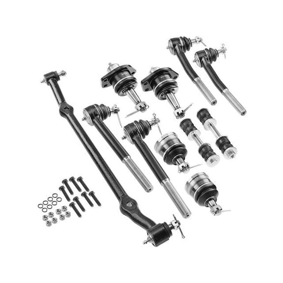 Front Ball Joints Tie Rods Sway Bar Link Kit 11 - Compatible with 1993 - 1996 Buick Roadmaster 5.7L V8 - Autopart Premium