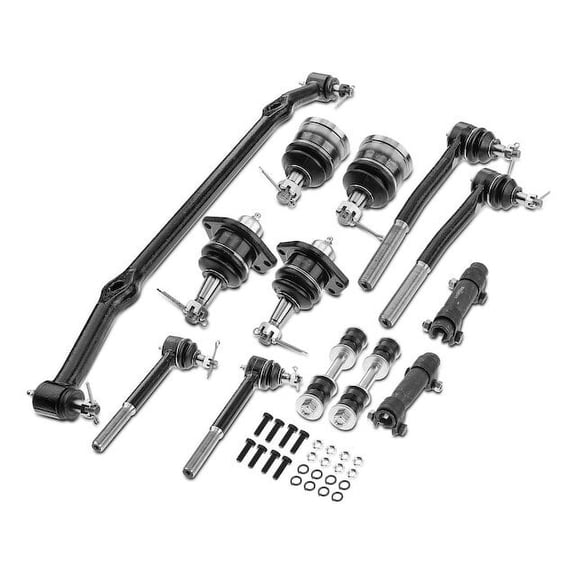 Front Ball Joints Tie Rods Sway Bar Link Kit 13 - Compatible with 1977 - 1986, 1993 Cadillac Fleetwood 1978 1979 1980 1981 1982 1983 1984 1985