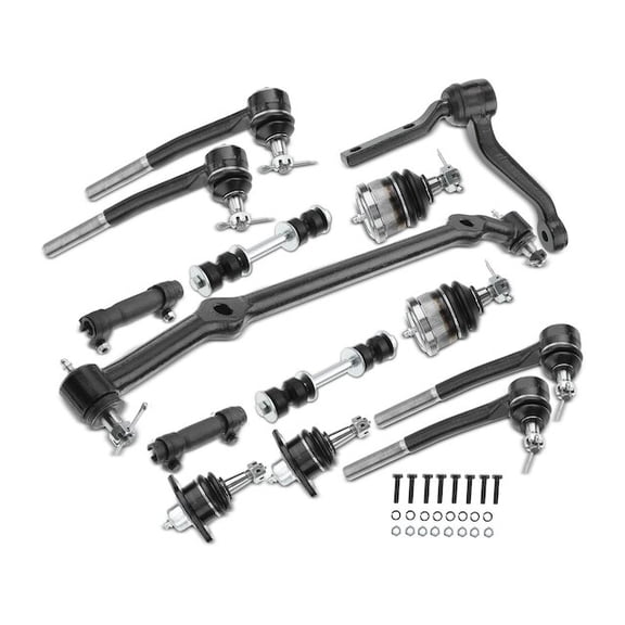 Front Ball Joints Tie Rods Sway Bar Link Kit 14 - Compatible with 1993 - 1996 Buick Roadmaster 5.7L V8 - Autopart Premium