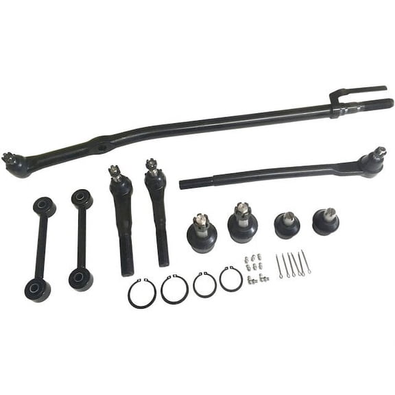 Front Ball Joints Tie Rods Sway Bar Link Kit - Compatible with 2000 - 2005 Ford Excursion 2001 2002 2003 2004