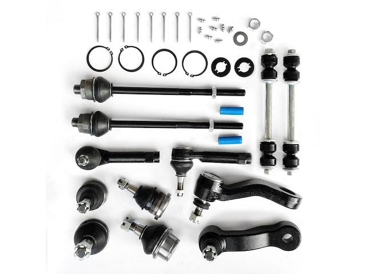 Front Ball Joints Tie Rods Sway Bar Links Idler and Pitman Arm Kit 12 Piece Compatible with