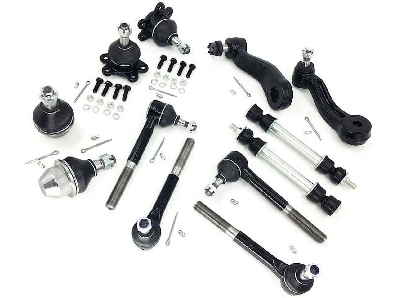 Front Ball Joints Tie Rods Sway Bar Links Idler and Pitman Arm Kit
