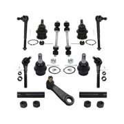 Front Ball Joints Tie Rods Sway Bar Links Pitman Arm Kit - Compatible with 1997 - 2003 Ford F-150 1998 1999 2000 2001 2002