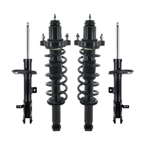 Front Bare Strut-Rear Quick Complete Strut For 2007-2010 Jeep Compass FWD