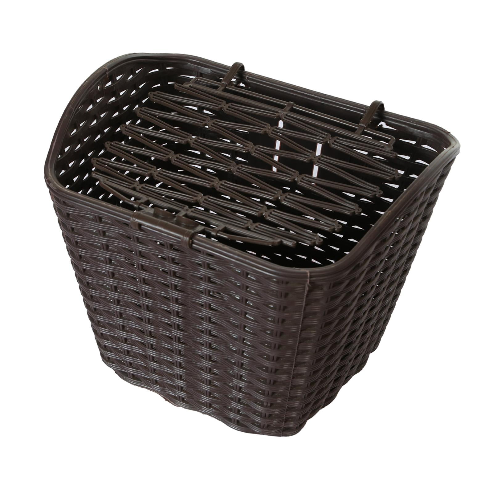 Front Basket with Cover Bike Basket for Outdoors Cycling Accessories Khaki