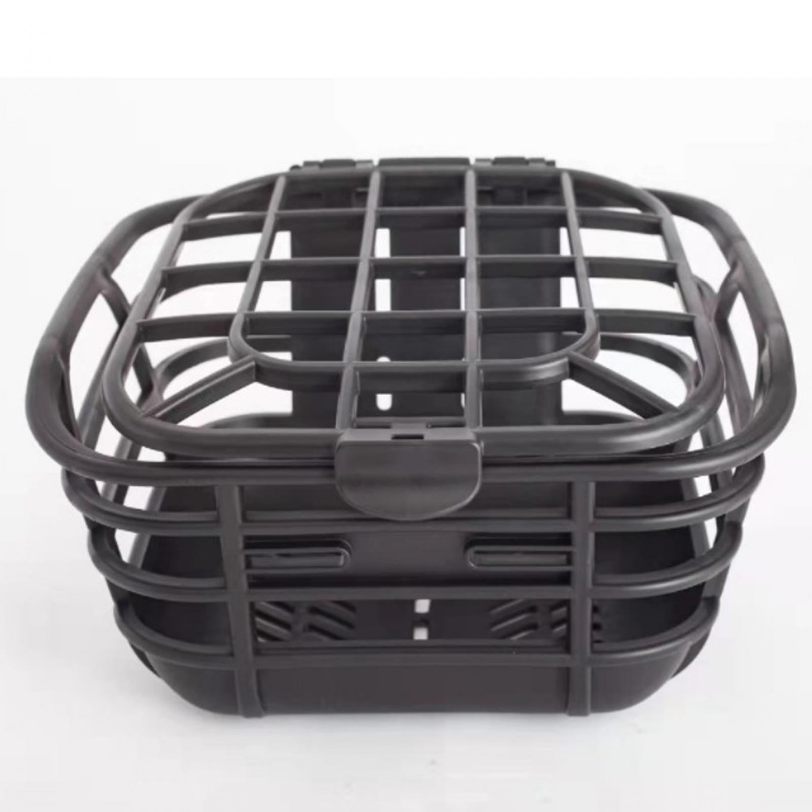 Front Bike Basket With Lid Waterproof Basket Sundries