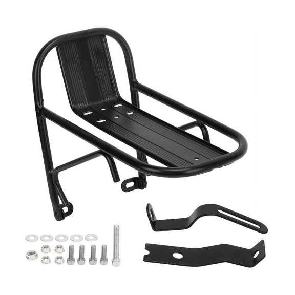 Front Bike Cargo Rack Max 15kg Capacity Aluminum Alloy for Mountain Road Bike