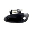 thumbnail image 1 of Front Black Outside Exterior Door Handle w/Keyhole Left Driver For 02-06 Altima, 1 of 4